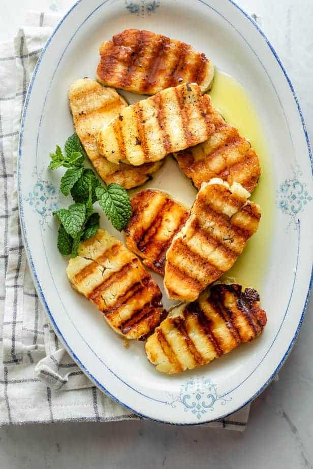 Grilled Halloumi (V)